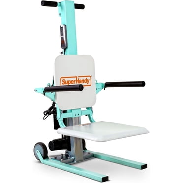 SuperHandy Electric Floor Lift for Seniors - Foldable, Adjustable Ergonomics, 330Lbs Weight Limit