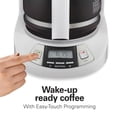 thumbnail image 2 of Hamilton Beach 12 Cup Programmable Drip Coffee Maker Machine, Regular & Bold Brew Options, Auto Pause and Pour, Glass Carafe, White (46294J), 2 of 9