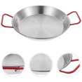 thumbnail image 1 of HINTRMENT Nonstick Paella Pan Stainless Steel for Cooking Fun Meals at Home Cooking 1Pack, 1 of 8
