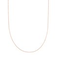 thumbnail image 1 of 10k Rose Gold Rope Chain Necklace, 0.5mm, 16", 1 of 1