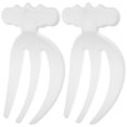 thumbnail image 1 of 2pcs Plastic Salad Claws Reusable Salad Forks Vegetable Forks Mixing Forks, 1 of 8