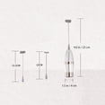 thumbnail image 2 of OFFIGAM 1 Set Electric Milk Frother Mixer Machine Handheld Blender Electric Foamer Coffee Silver, 2 of 8