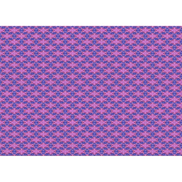 Ahgly Company Machine Washable Indoor Rectangle Transitional Purple Area Rugs, 3' x 5'