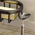 thumbnail image 4 of Wuztai Kitchen Faucet Organizer Rack, Multifunctional Aluminum Sink Storage Basket for Sponge Soap Brush, Rustproof Drainable Faucet Mount Holder for Kitchen Bathroom Balcony Sink Supplies, 4 of 7