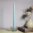 thumbnail image 3 of Hometrends 10" Aqua Unscented Taper Candle, 3 of 5