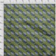 thumbnail image 3 of oneOone Polyester Lycra Fabric Leaves Block Print Sewing Fabric BTY 56 Inch Wide, 3 of 4