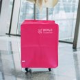 thumbnail image 4 of CIMAXIC Housse de Valise Pliable Imperméable et Antipoussière pour Valise à Roulettes de 20 Pouces (Rose), 25 Pouces X 14,96 Pouces X 9,25 Pouces, 4 of 5