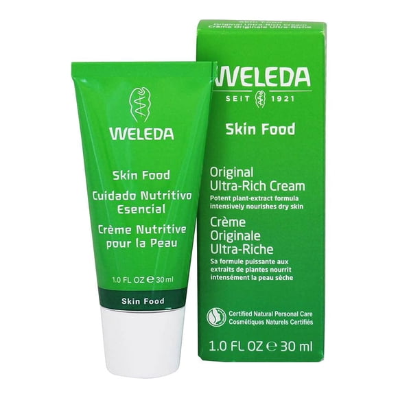 Weleda Skin Food Original Ultra-Rich Body Cream 1 Fluid Ounce Plant Rich Moisturizer with Pansy Chamomile and Calendula