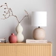thumbnail image 2 of Bouclair Off White Table Lamp with Resin Base, 2 of 6
