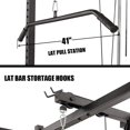 thumbnail image 5 of Power Cage, 1200LB Capacity Squat Rack with Cable Crossover Machine Power Rack with LAT Pull Down Attachments - 1020160-162, 5 of 5