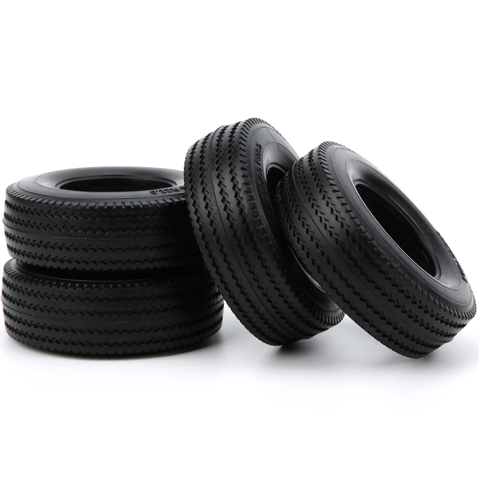 1/14 RC Car Tires,  220g Small RC Wheel Tires, 4Pcs For  Tractor Trucks 1/14 RC Car 1/14 Remote Control Car
