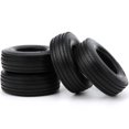 thumbnail image 4 of Fdit 4Pcs RC Small Rubber Tyres Wheel Tires Fit For Tamiya Tractor Trucks 1/14 RC Car, 4 of 8