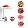 thumbnail image 3 of Metal Meat Food Grinder Attachment Kit Tray Pusher Tubes Food Replacement for KitchenAid Stand Mixer, 3 of 9