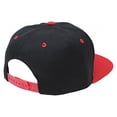 thumbnail image 2 of Lot de 4 Casquettes Snapback à Visière Plate Ajustables (Noir et Rouge), 2 of 2