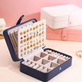 thumbnail image 3 of MesaSe Jewellery Box Jewelry Storage Case Multi-purpose Earrings Necklaces Rings Organizer Household Portable Travelling Box, 3 of 7