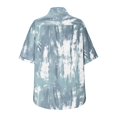 thumbnail image 4 of Womens Short Sleeve Blouses Womens Button Printed Short Sleeve Backswing Length V-Neck T- Blouses Women Short Sleeve Tops Women Short Sleeve Blouse Short Sleeve Tops for Women, 4 of 6