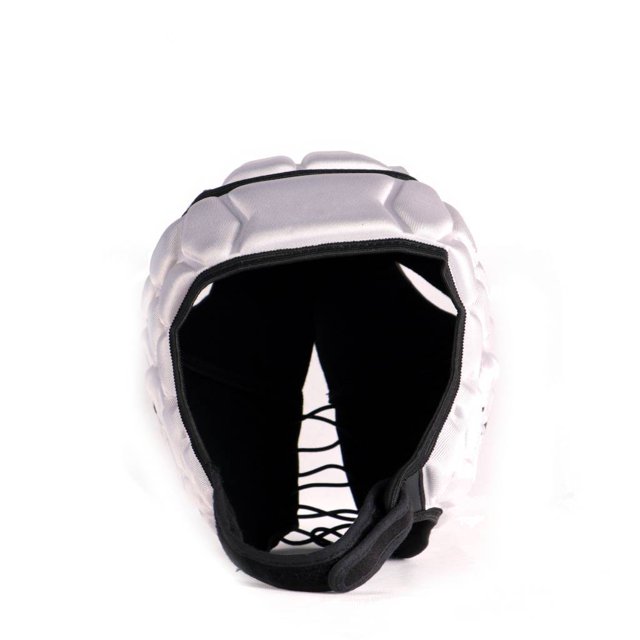 Barnett Heat Pro Helmet - Soft Padded Headgear - Rugby -Flag Football - Youth & Adult Sizing 7 on 7-7v7 Soft Shell- Epilepsy Head Fall Protection (Grey) (XS)
