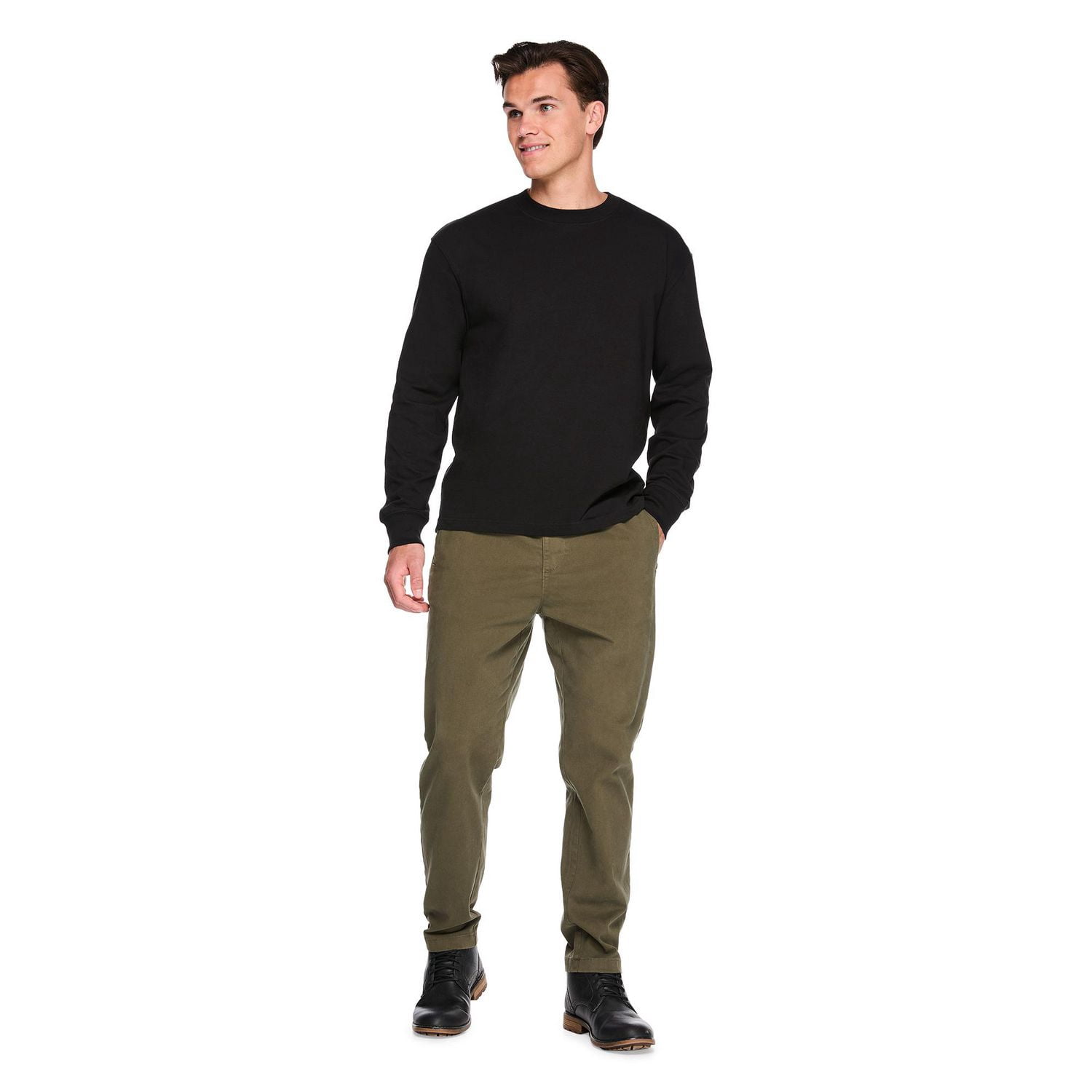 George Men's Heavyweight Jersey Long-Sleeve T-Shirt