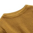 thumbnail image 3 of Toddler Boys Girls Knit Sweater Oversized Sweatshirt Fall Winter Pullover Tops, 3 of 6