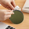 thumbnail image 3 of Unisex Coin Purse Smooth Zipper Small Size Multifunctional  Lightweight Keychain Pocket for Outdoor, 3 of 11