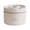 White, variant on Stainless Steel Insulated Lunch Box with Double Lid 600ml Thermal Food Container for Office, Microwave Safe, Leakproof Design