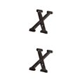 thumbnail image 2 of relayinert Durable And Rustproof Metal House Number Plaque Impeccable Door Decoration Easy To Install Metal Letters House Numbers B17--X 2Set, 2 of 6
