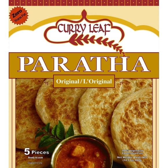 Curry Leaf Original Ready to Cook Paratha, 400 g