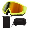 thumbnail image 3 of Snow Goggles, Kids Ski Goggles Impact Resistant UV Protection Over The Glasses Design Adjustable HD Coating Lens  For Kids For Riding Pink,Black,Red,Yellow,Blue, 3 of 8