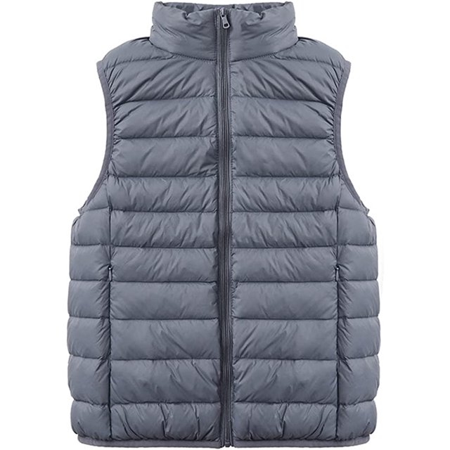 LinYooLi Women's Ultra Light Short Down Vest Quilted Puffer Down Vest for Fall Winter