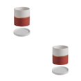 thumbnail image 4 of kurtrusly Ceramic Flower Pots For Small Spaces And Easy To Maintain Herbs Ceramic Flowerpot Ceramic Pot Planter Eco-friendly red 11*11 2Set, 4 of 6