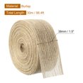 thumbnail image 2 of Unique Bargains 3 Rouleaux de Ruban en Toile de Jute Naturelle 1-1/2 Pouce Ruban Rustique, 2 of 5
