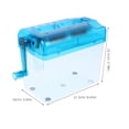 thumbnail image 2 of OULII 1Pack Rectangular Manual Paper Shredder Portable Design For Home And Office Daily Use 8.5In, 2 of 8