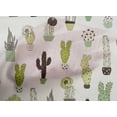thumbnail image 5 of oneOone Silk Tabby Fabric Leaves & Floral Block Fabric Prints By Yard 42 Inch Wide, 5 of 5