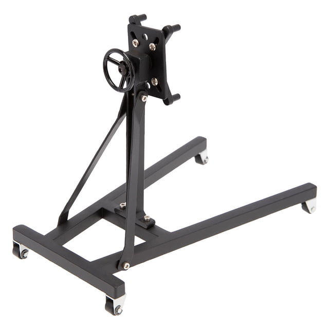 Rotatable Stainless Steel Motor Engine Maintenance Repair Bracket Stands black