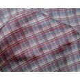 thumbnail image 3 of oneOone Silk Tabby Fabric Madras Check Printed Fabric 1 Yard 42 Inch Wide, 3 of 3