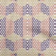 thumbnail image 1 of oneOone Silk Tabby Purple Fabric Geometrical Fabric For Sewing Printed Craft Fabric By The Yard 42 Inch Wide, 1 of 4