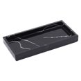 thumbnail image 1 of yuksok Creative Resin Tray Bathroom Storage Tray Rectangular Jewelry Storage Tray Dish Blcak, 1 of 9