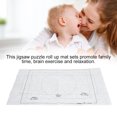 thumbnail image 4 of Puzzle Mat, 26x46in Lightweight Jigsaw Puzzle Mat, For Storing Puzzle Travel Use Gray, 4 of 8