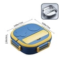 thumbnail image 3 of Clearance Items!Ymkly Kitchen Storage,Storage Box,Two Grid Stainless Steel Square Lunch Box ForTravel Office For Girls Boys Portable School Lunch Box Bento Thermal Food ,Contigo Coffee Travel Mug, 3 of 7