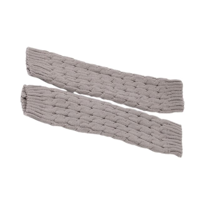 maskred Non-shedding Long Socks Crafted With Care For Durability Suitable For Wear Fiber Leg Warmer Knee Socks Warmers light grey 42cm 2Set