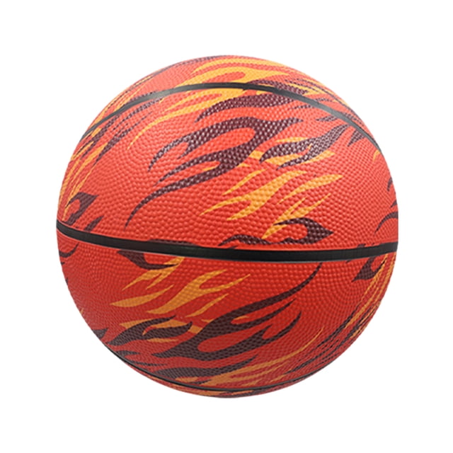 Transemion Bonne Sensation de Main Ballon de Basketball Imperméable pour Jeux Extérieurs -Résistant Rouge - Taille 7 1 Ensemble