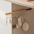 thumbnail image 1 of Yhmxh Closet Storage Clothes Storage Clothes Storage Bins Hanger Hook Clothes Rack Home Use Pull Out Wardrobe Drying Rack Underwear Storage Rack Telescopic Hanging Racks 12 Hooks telescopic hanger, 1 of 7
