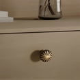 thumbnail image 4 of Antique Brass Cabinet Knobs Round Kitchen Knobs Modern Design Hardware for Cabinets and Drawers, 4 of 5