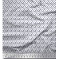 thumbnail image 1 of Soimoi Moss Georgette Fabric Leaves & Floral Small Printed Fabric 1 Yard 42 Inch Wide, 1 of 3