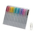 thumbnail image 2 of Vacemry Back ToSchoolDouble-Ended Highlighter Pens, 15-Color Non-Bleed Markers with Fine and Broad Tips, Assorted Neon Pastel Colors for Note Taking Textbook Study Office Supplies Teen Gift, 2 of 6