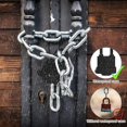 thumbnail image 2 of Keyed Padlock, [2 Keys] Key Padlock Weatherproof Outdoor, Waterproof Lock 40mm Heavy Duty Padlocks Anticut, Laminated Steel For Gym Locker, Garage, Fe, 2 of 5