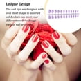 thumbnail image 2 of mmirethe Art Delicate Removable Artificial Tips Extension Fingernails Fashion Wraps Manicure Tools Decoration for Girls Type 18, 2 of 6