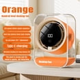thumbnail image 3 of ICQOVD Portable Fan Smart Circulating Desktop Fan Portable Rechargeable Table Fan 100 Gear Portable for Travel, 3 of 9