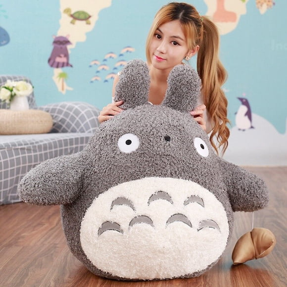 Kawaii Japanese Style Plush Dolls Cartoon Anime Cat Stuffed Animal Doll Totoro Pillow Cushion Plush Toy for Kids Kawaii Plushie