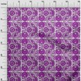 thumbnail image 3 of oneOone Cotton Flex Purple Fabric Block Sewing Craft Projects Fabric Prints By Yard 40 Inch Wide, 3 of 5